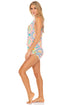 Luli Fama Caribbean Kisses T Back Mini Dress